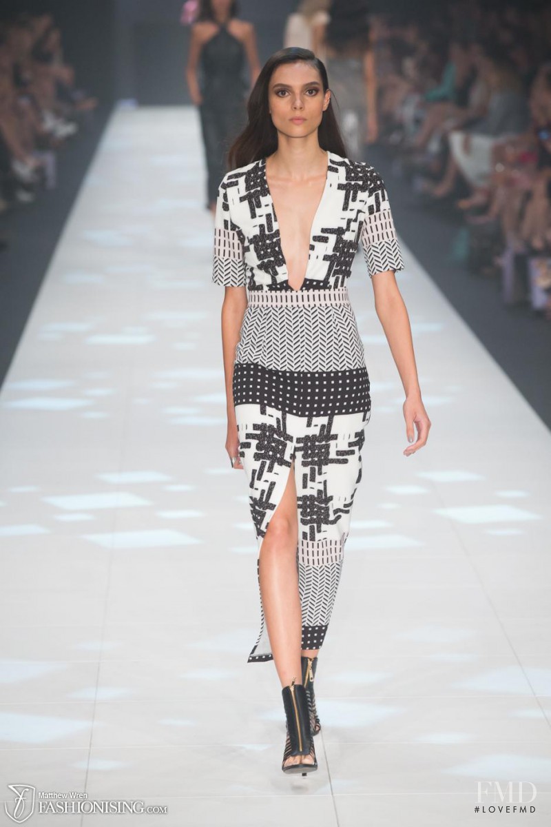 Charlee Fraser featured in  the VAMFF Runway 6 presented by Cosmopolitan fashion show for Spring/Summer 2015