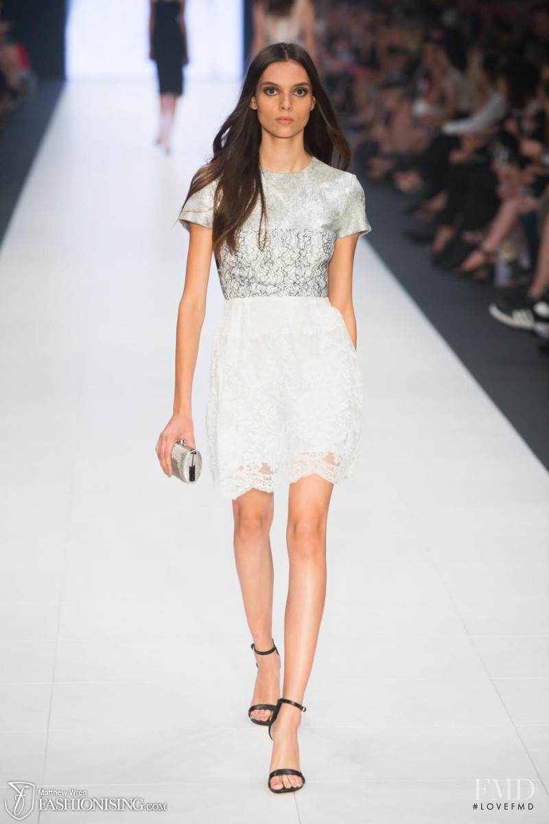 Charlee Fraser featured in  the VAMFF Runway 5 presented by Harper\'s Bazaar  fashion show for Spring/Summer 2015