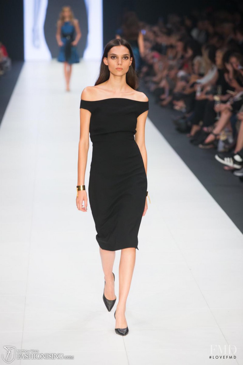 Charlee Fraser featured in  the VAMFF Runway 5 presented by Harper\'s Bazaar  fashion show for Spring/Summer 2015