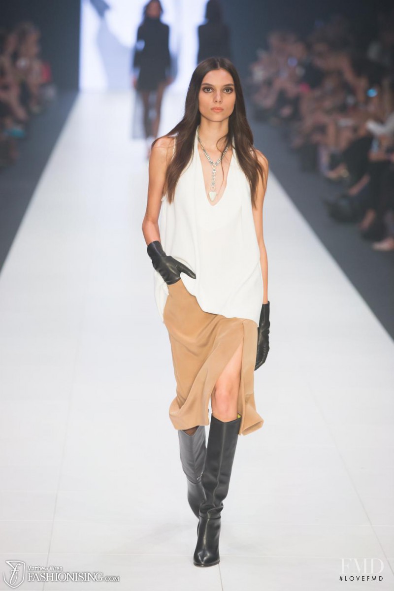 Charlee Fraser featured in  the VAMFF Runway 5 presented by Harper\'s Bazaar  fashion show for Spring/Summer 2015