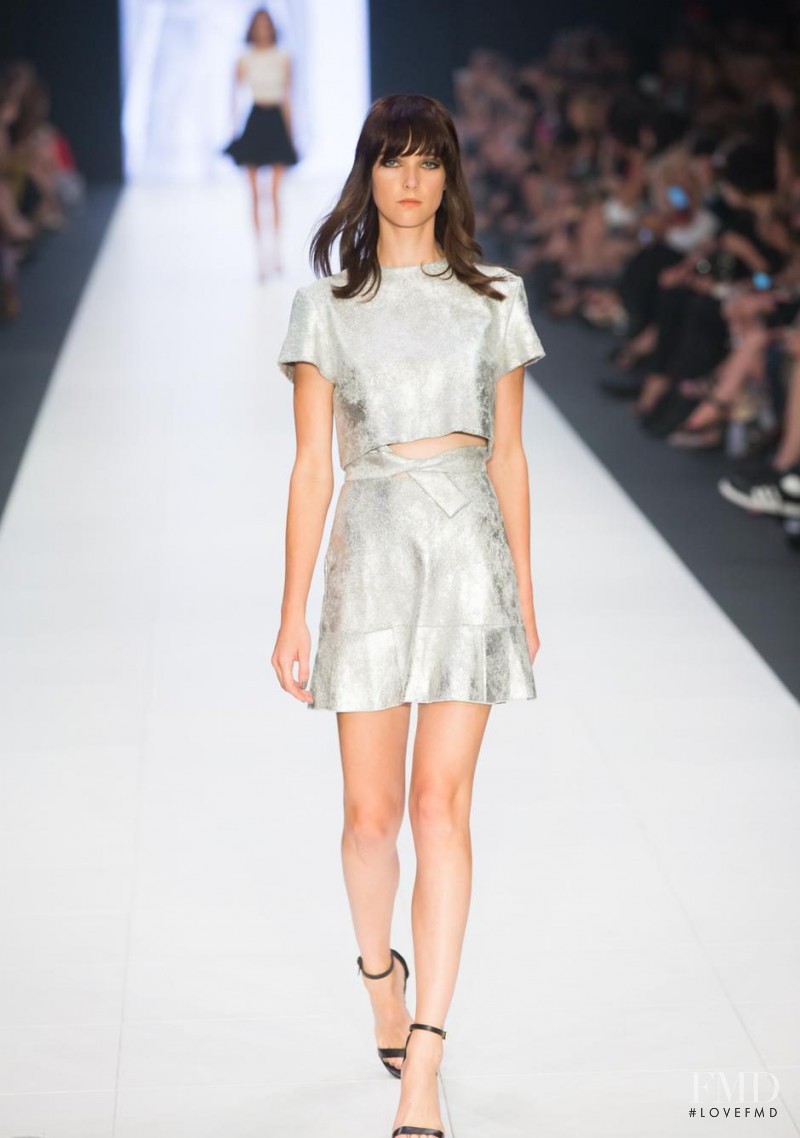 Stephanie Joy Field featured in  the VAMFF Runway 5 presented by Harper\'s Bazaar  fashion show for Spring/Summer 2015