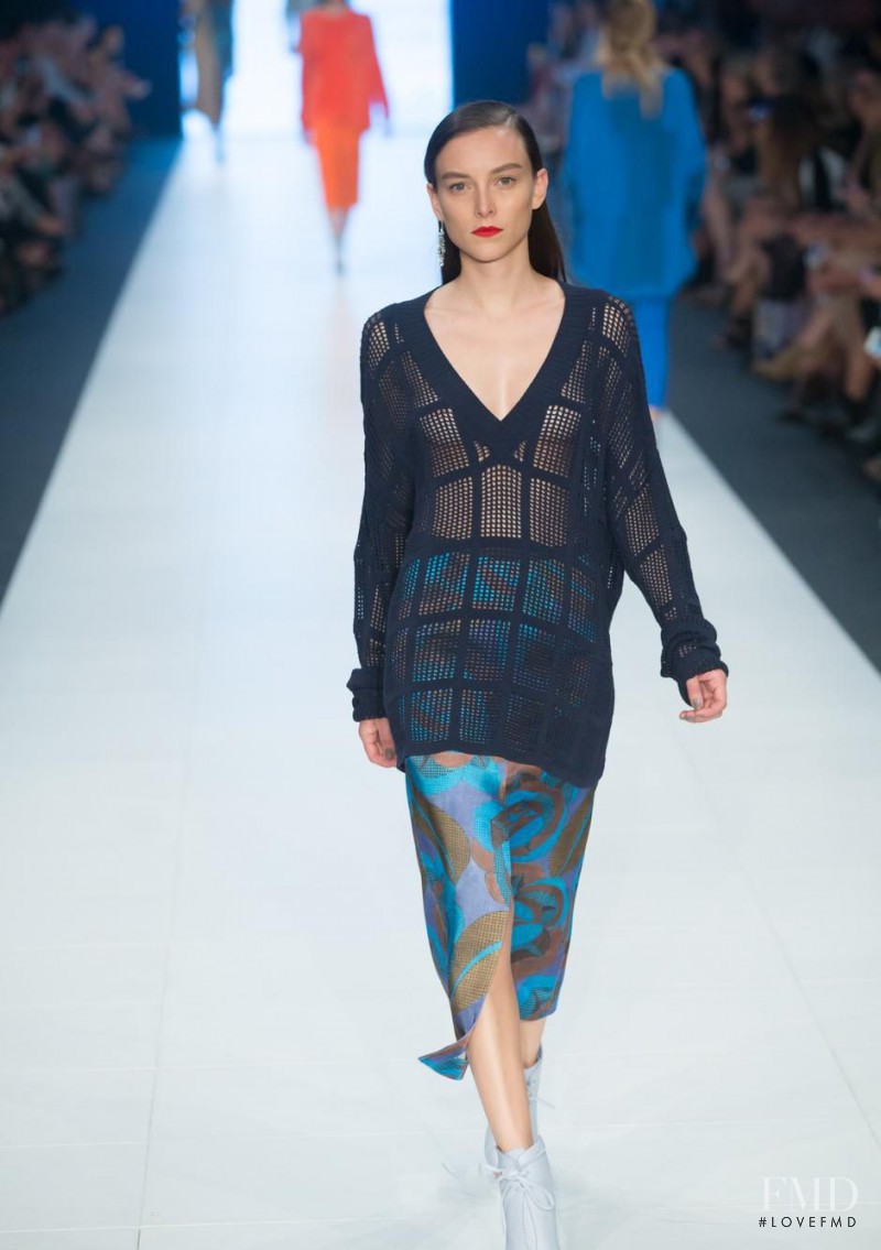 Ollie Henderson featured in  the VAMFF Runway 3 presented by Elle Magazine fashion show for Spring/Summer 2015