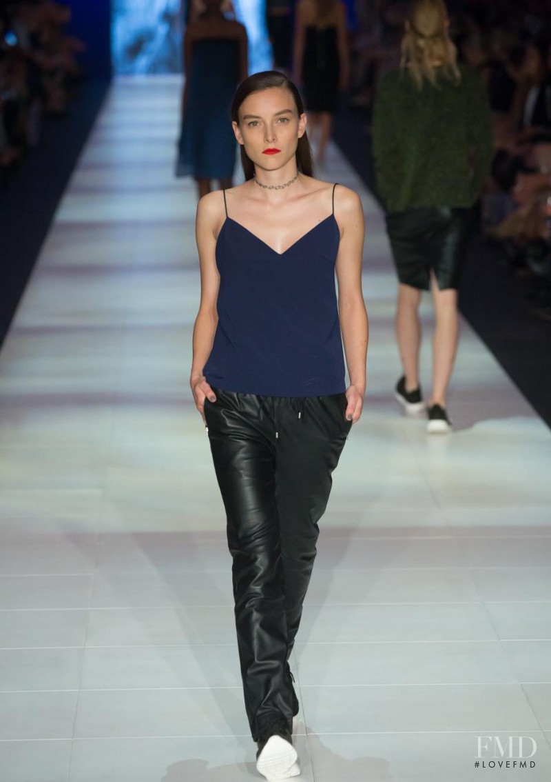 Ollie Henderson featured in  the VAMFF Runway 3 presented by Elle Magazine fashion show for Spring/Summer 2015