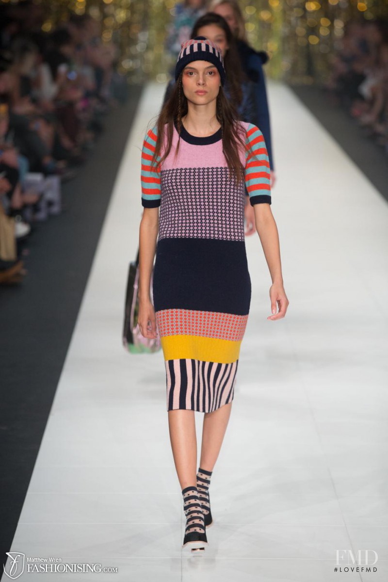 Charlee Fraser featured in  the VAMFF Runway 2 presented by Frankie Magazine fashion show for Spring/Summer 2015