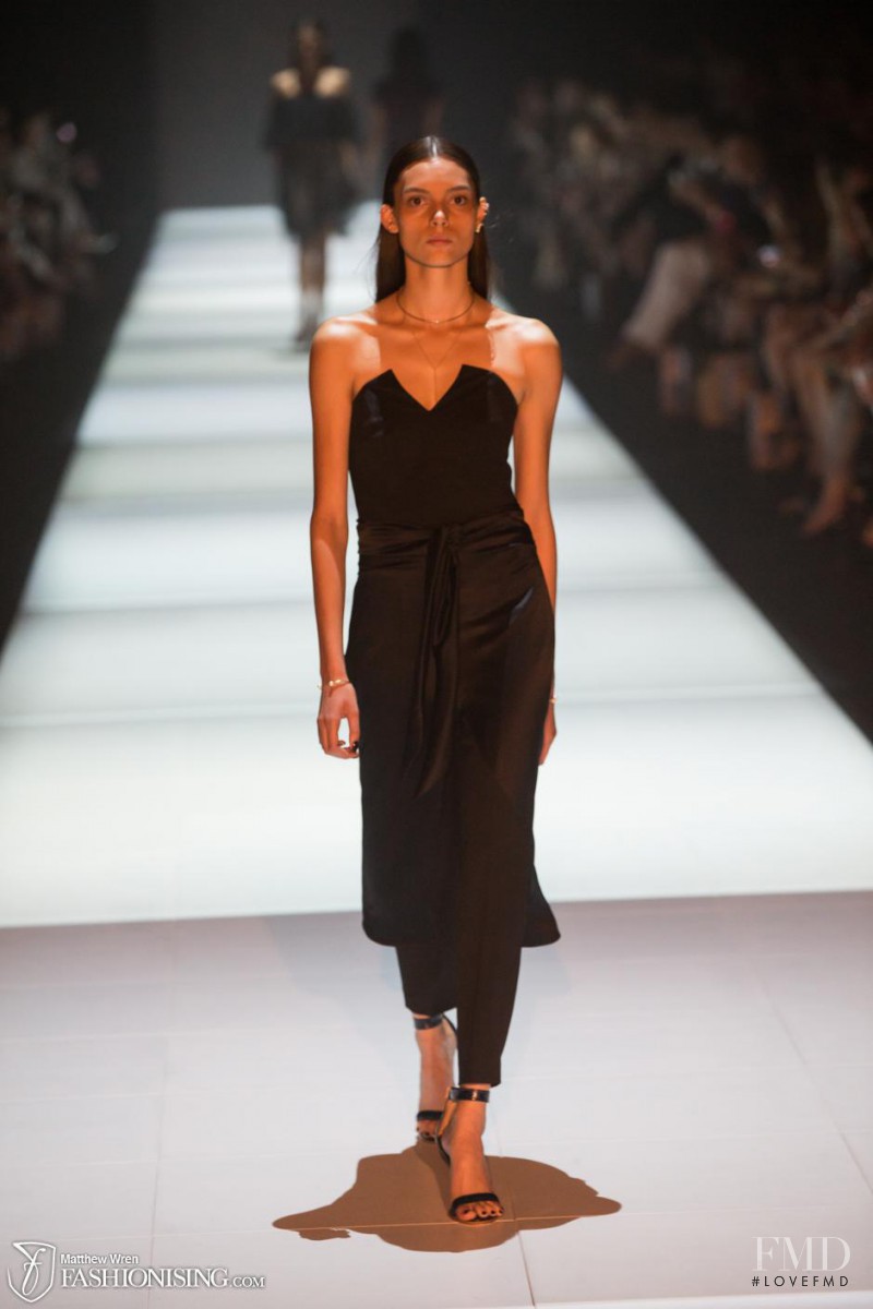 Charlee Fraser featured in  the VAMFF Runway 1 presented by Miss Vogue fashion show for Spring/Summer 2015