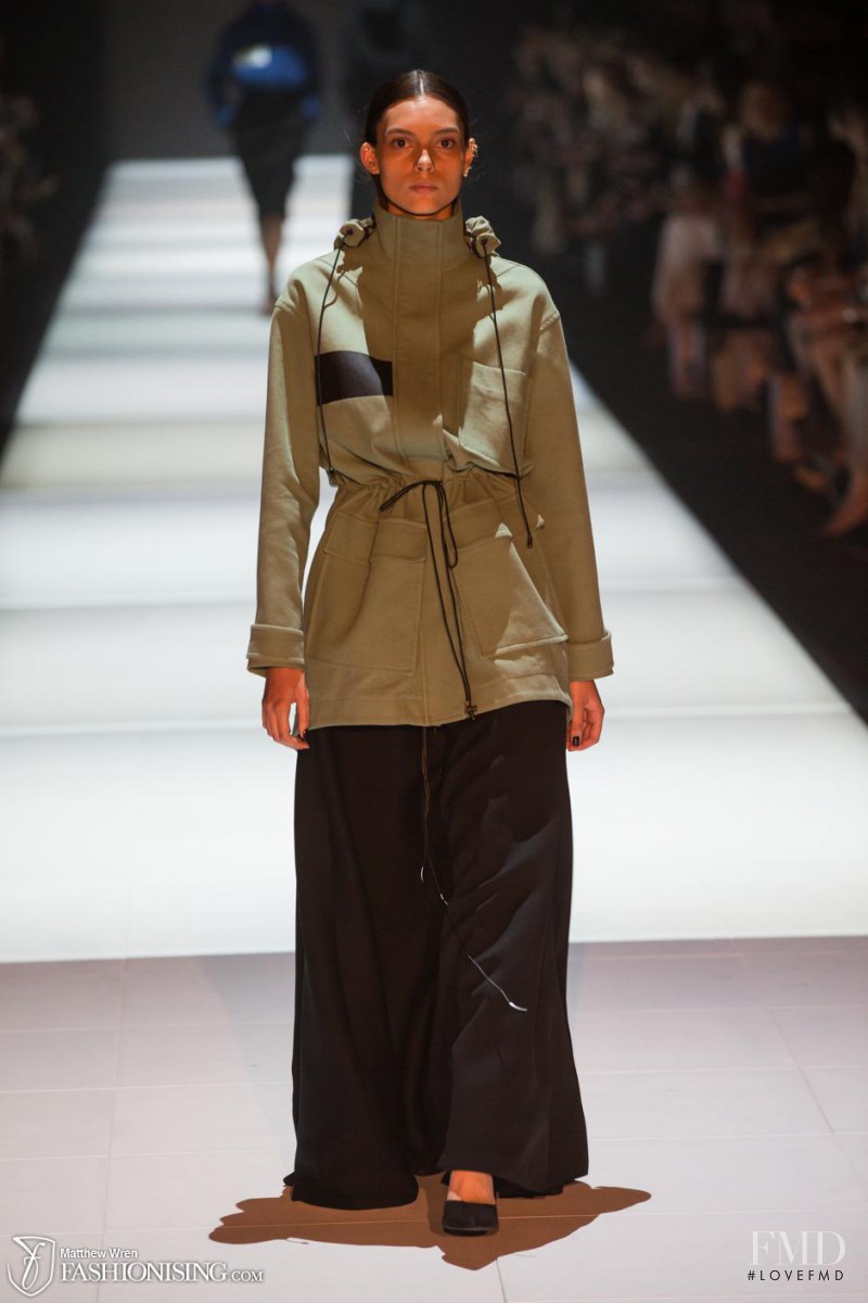 Charlee Fraser featured in  the VAMFF Runway 1 presented by Miss Vogue fashion show for Spring/Summer 2015