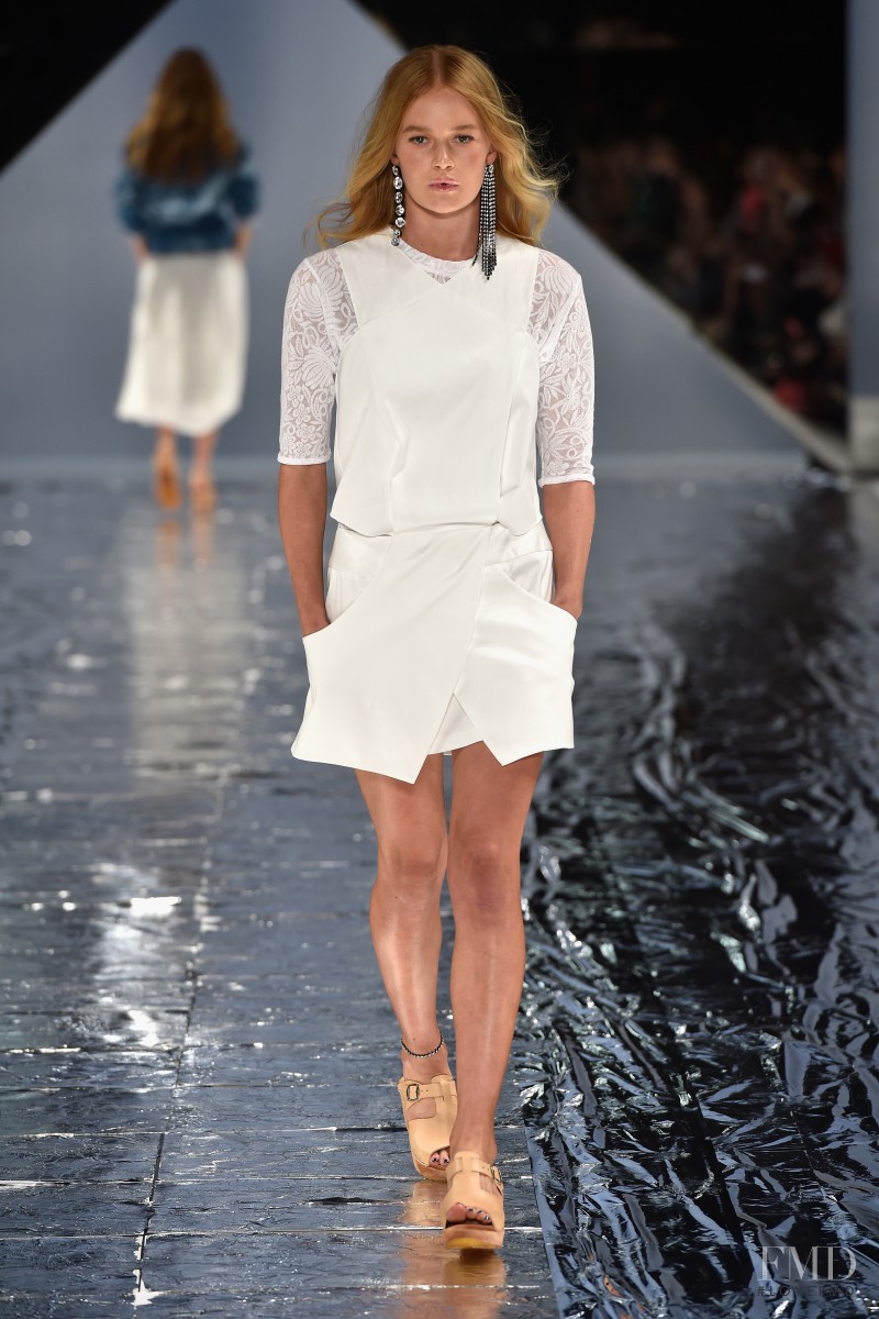 Alice Morgan featured in  the Watson x Watson fashion show for Spring/Summer 2015
