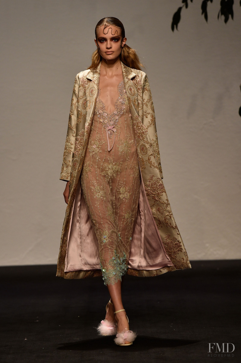 Anna Mila Guyenz featured in  the Dyspnea fashion show for Spring/Summer 2015