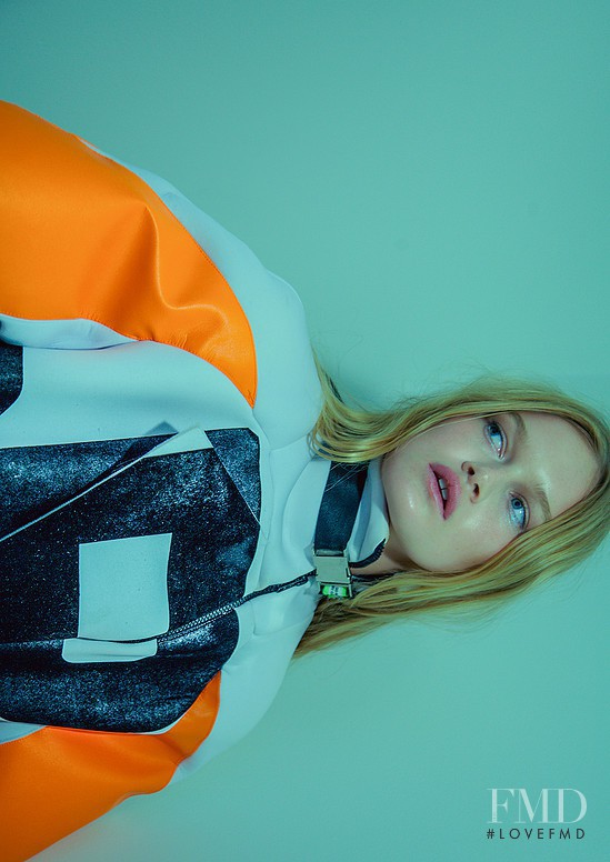 Alice Morgan featured in  the Mat Lee Yoko Oh! No advertisement for Spring/Summer 2015