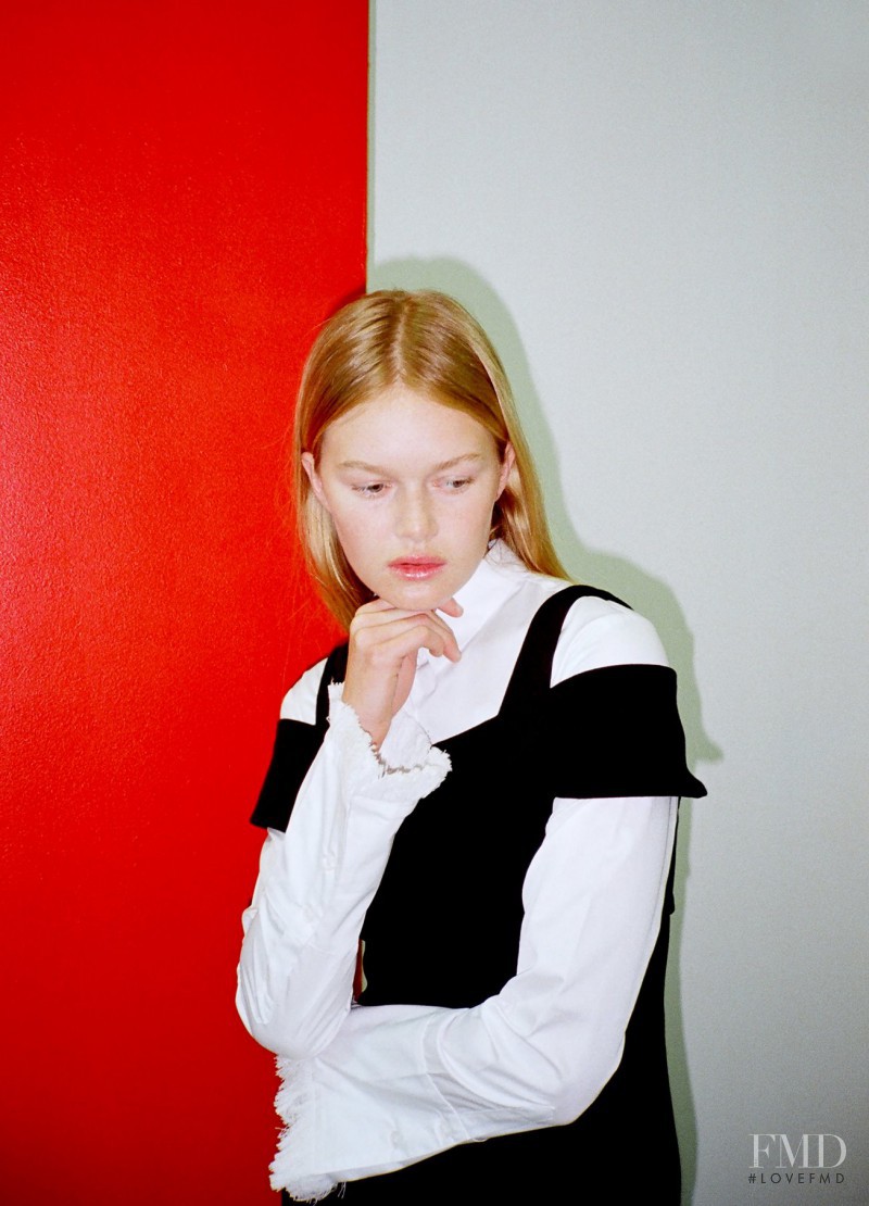 Alice Morgan featured in  the Hansen & Gretel Stay In School lookbook for Autumn/Winter 2015