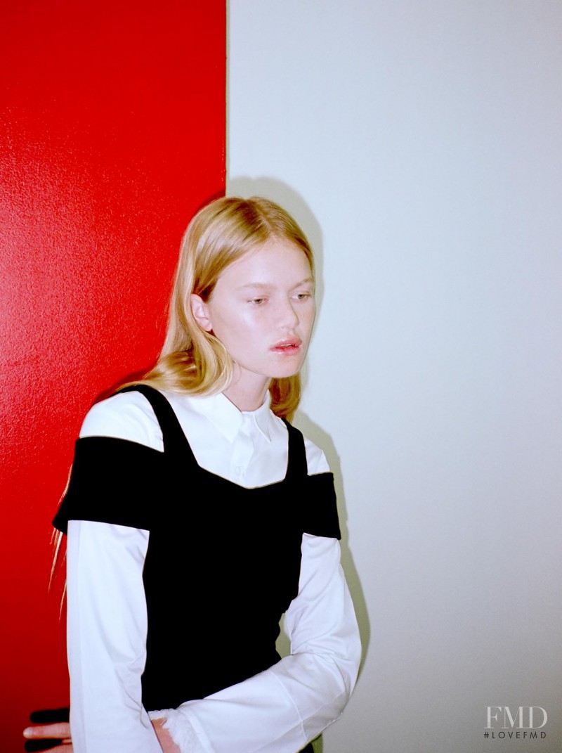 Alice Morgan featured in  the Hansen & Gretel Stay In School lookbook for Autumn/Winter 2015