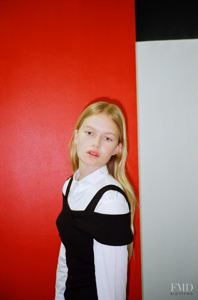 Alice Morgan featured in  the Hansen & Gretel Stay In School lookbook for Autumn/Winter 2015