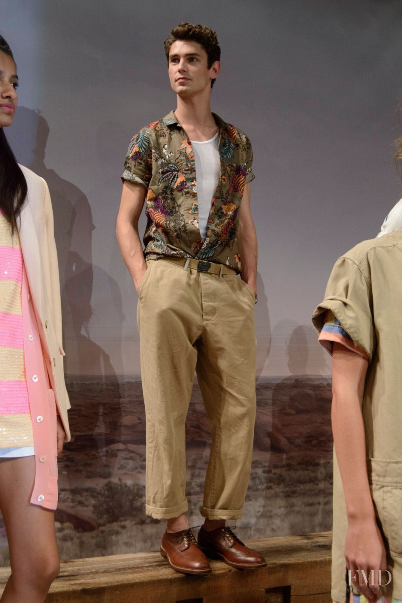 Arthur Gosse featured in  the J.Crew fashion show for Spring/Summer 2016