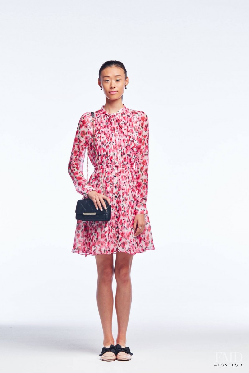 Meng Meng Wei featured in  the Kate Spade New York fashion show for Spring/Summer 2016