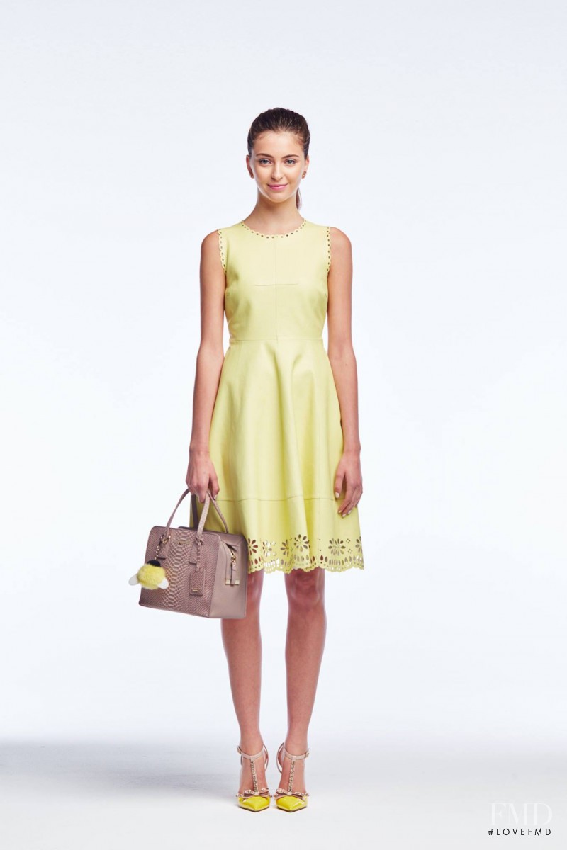 Laura Winges featured in  the Kate Spade New York fashion show for Spring/Summer 2016