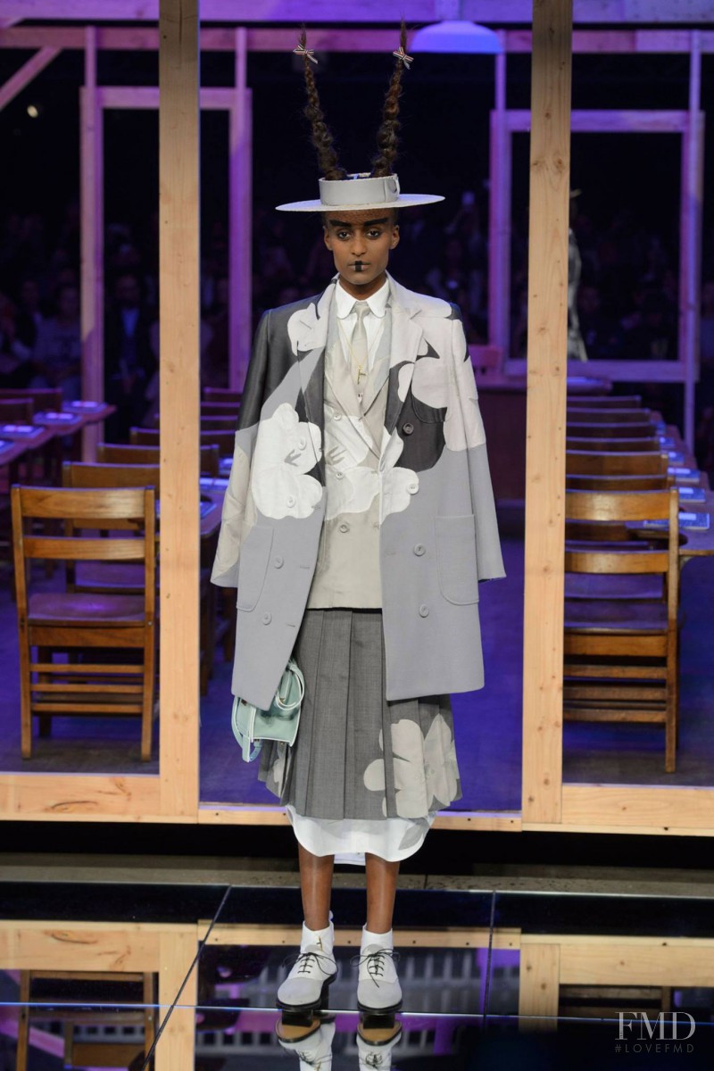 Lula Kenfe featured in  the Thom Browne fashion show for Spring/Summer 2016