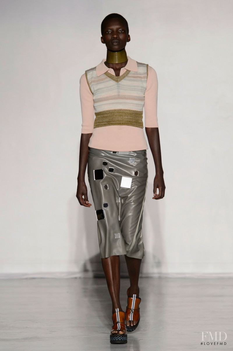 Achok Majak featured in  the Anne Sofie Madsen fashion show for Spring/Summer 2016