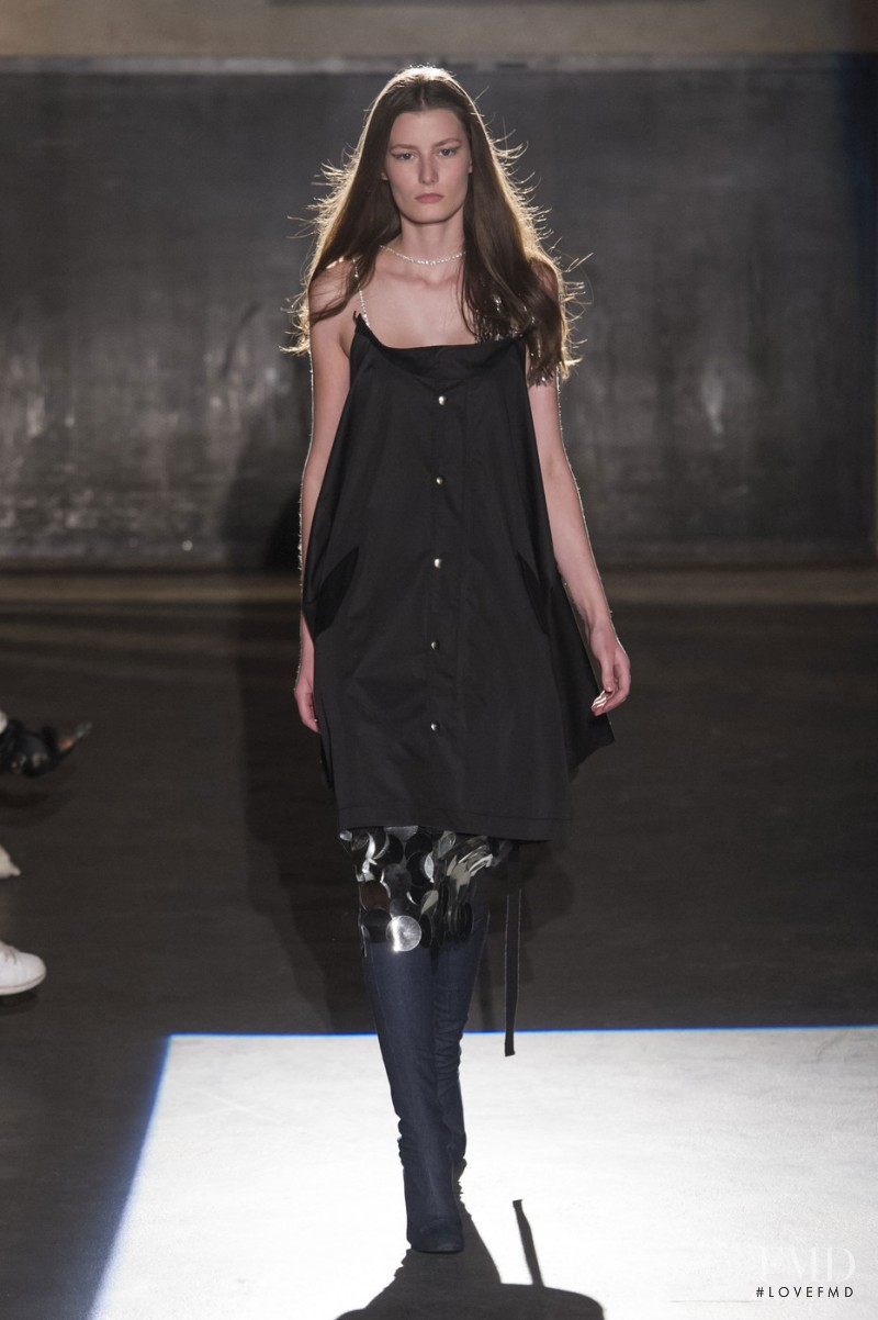 Viktoria Machajdik featured in  the Lutz Huelle fashion show for Spring/Summer 2016