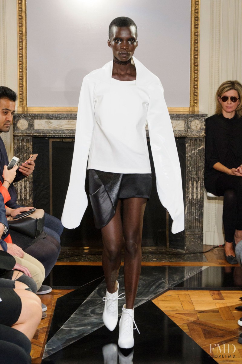 Achok Majak featured in  the Masha Ma fashion show for Spring/Summer 2016