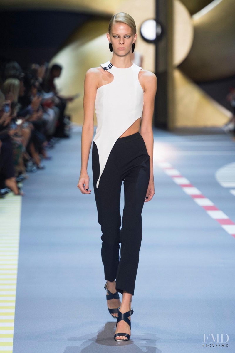Lexi Boling featured in  the Mugler fashion show for Spring/Summer 2016