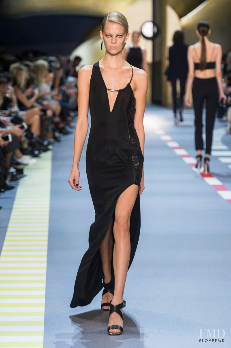 Lexi Boling featured in  the Mugler fashion show for Spring/Summer 2016