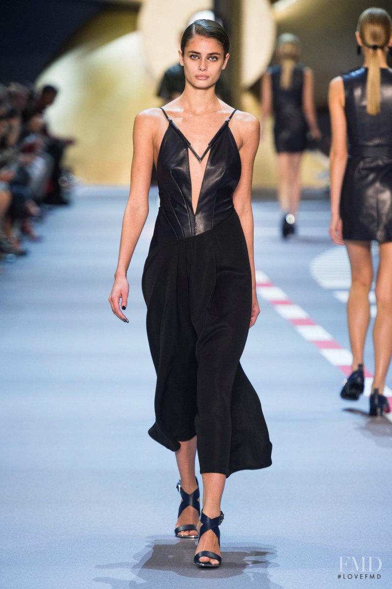 Taylor Hill featured in  the Mugler fashion show for Spring/Summer 2016