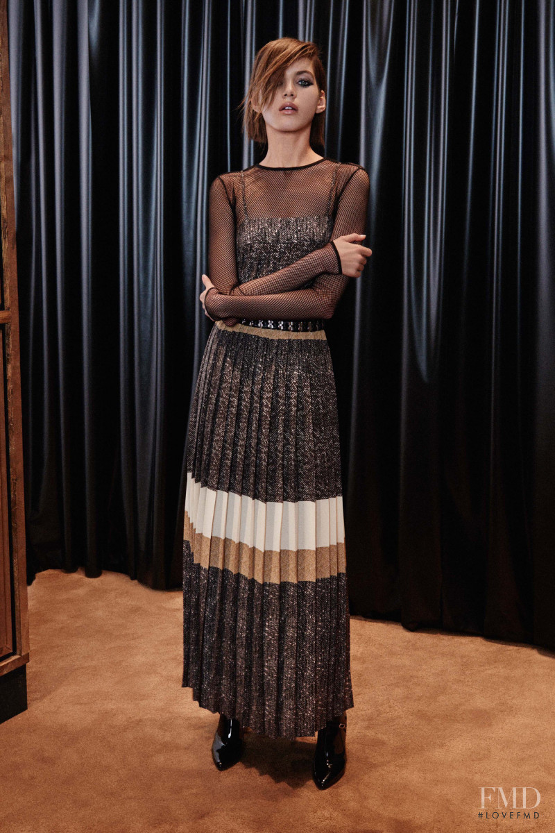 Valery Kaufman featured in  the Max Mara lookbook for Pre-Fall 2016