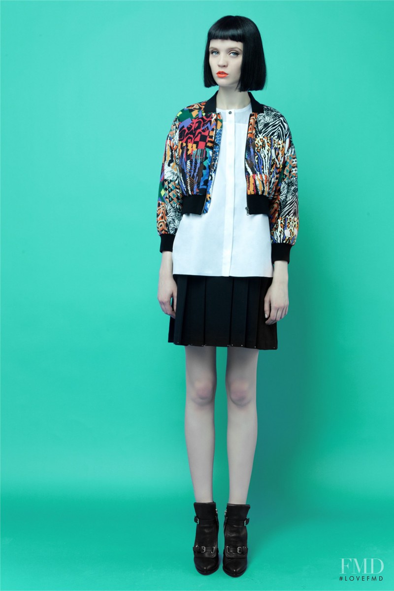 Flo Dron featured in  the Diesel Black Gold fashion show for Resort 2013