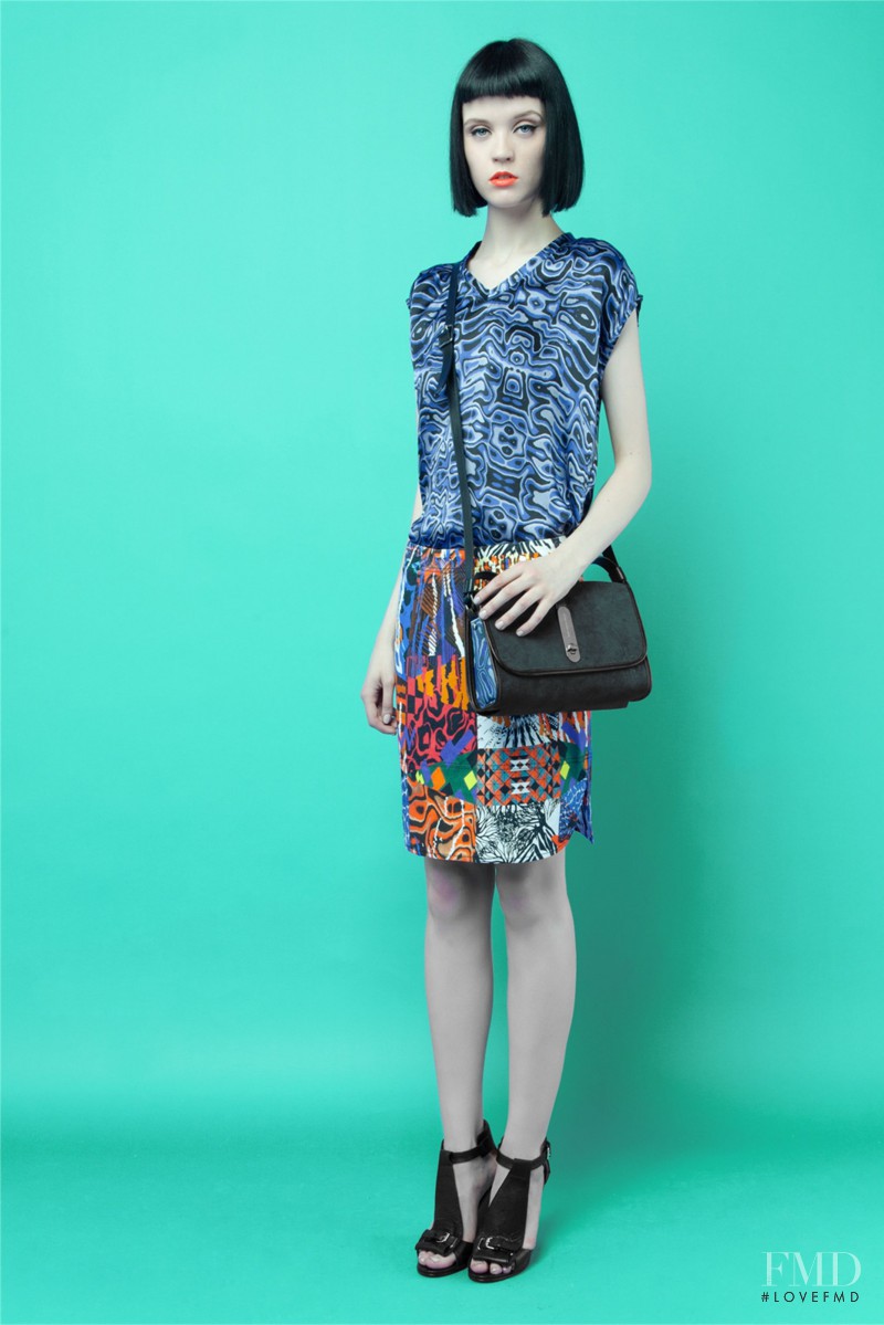 Flo Dron featured in  the Diesel Black Gold fashion show for Resort 2013