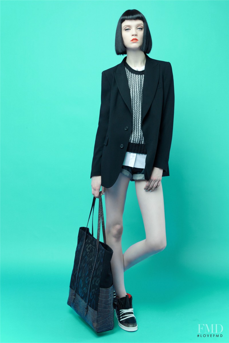 Flo Dron featured in  the Diesel Black Gold fashion show for Resort 2013