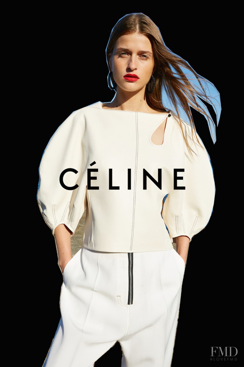 Regitze Harregaard Christensen featured in  the Celine advertisement for Spring/Summer 2016