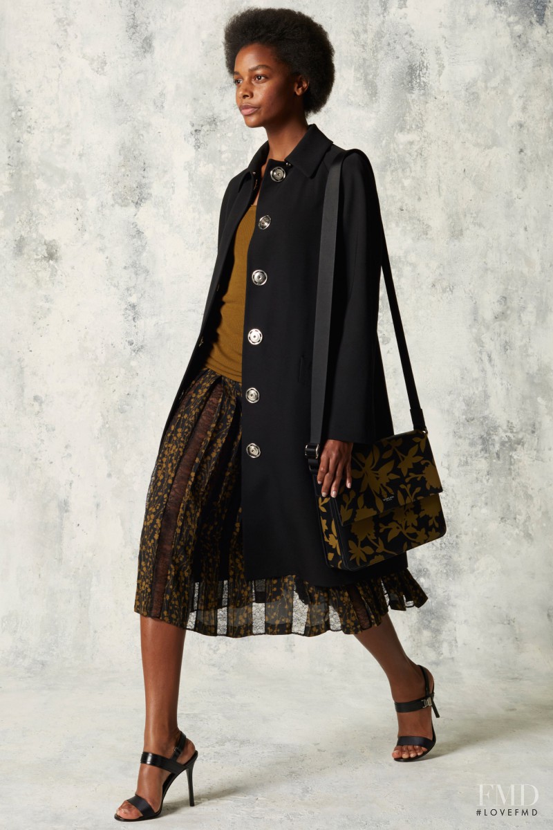 Karly Loyce featured in  the Michael Kors Collection lookbook for Pre-Fall 2016