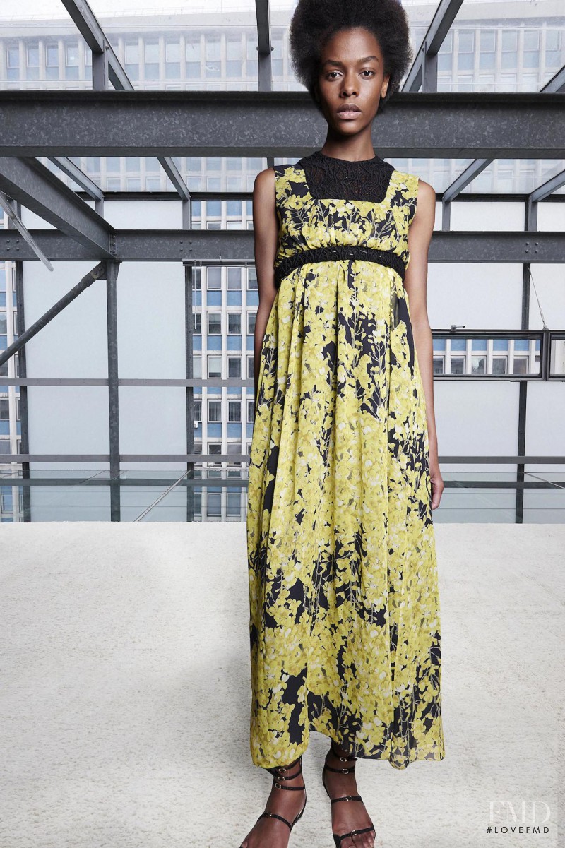 Karly Loyce featured in  the Giambattista Valli fashion show for Resort 2016