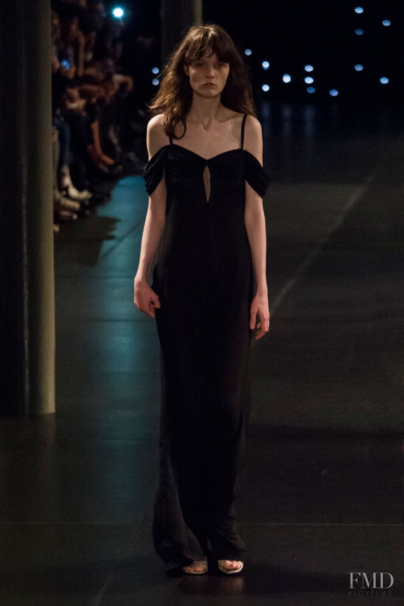 Flo Dron featured in  the Saint Laurent fashion show for Spring/Summer 2016