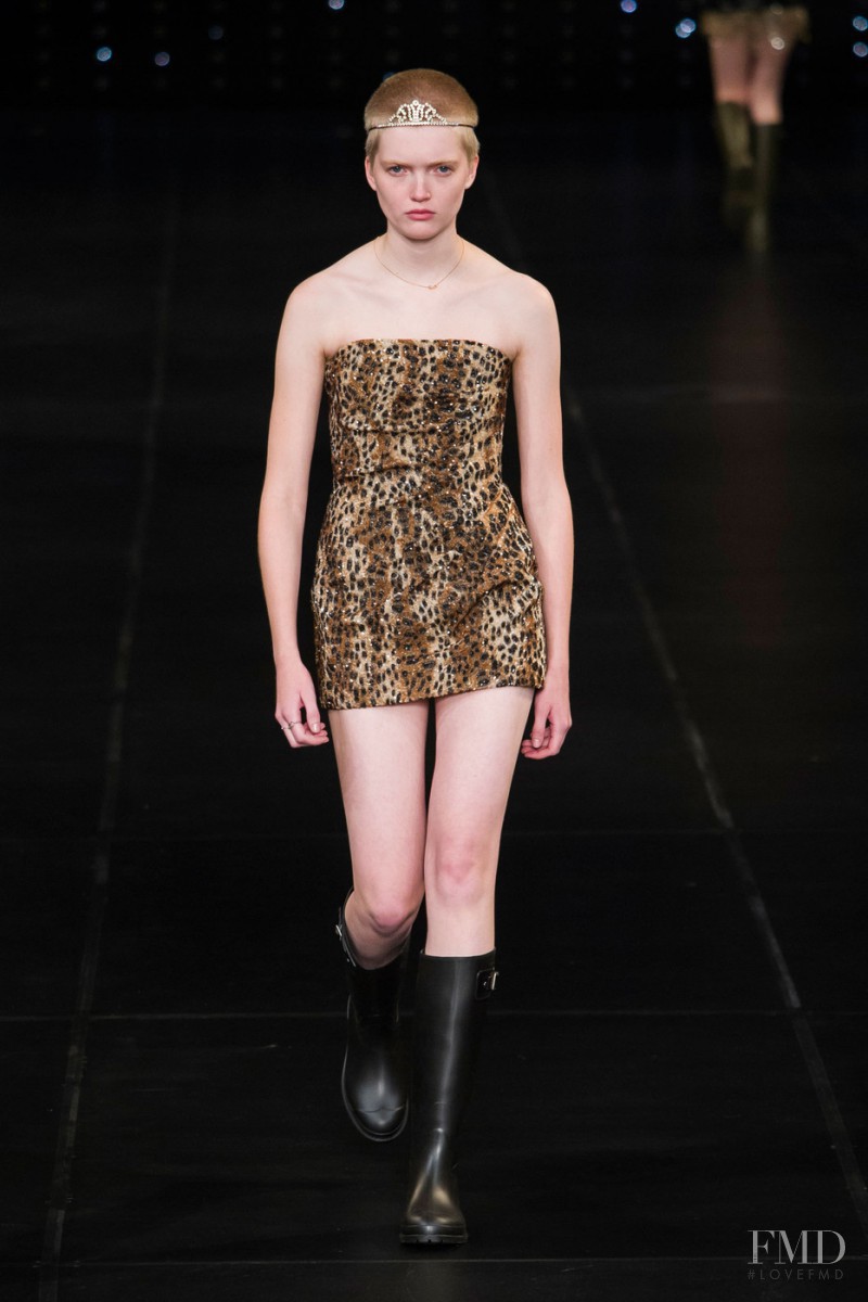 Ruth Bell featured in  the Saint Laurent fashion show for Spring/Summer 2016