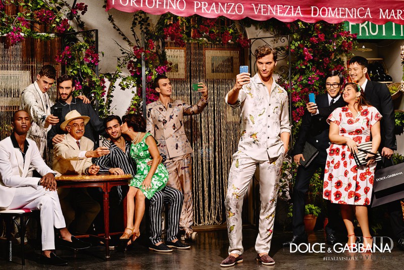 Alessio Pozzi featured in  the Dolce & Gabbana advertisement for Spring/Summer 2016