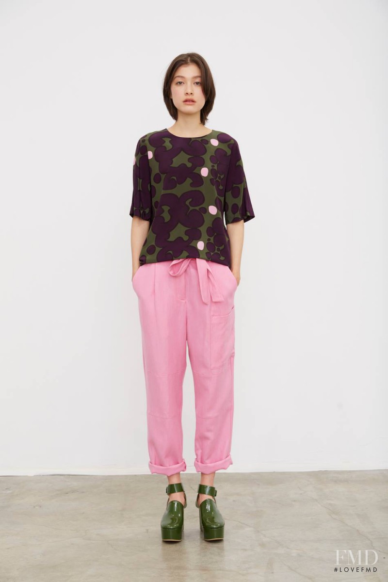 Kouka Webb featured in  the Marimekko fashion show for Spring/Summer 2016