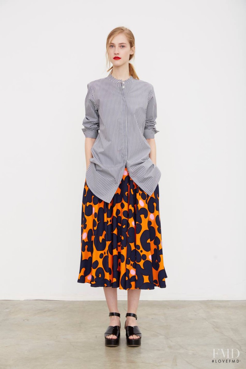 Lana Forneck featured in  the Marimekko fashion show for Spring/Summer 2016