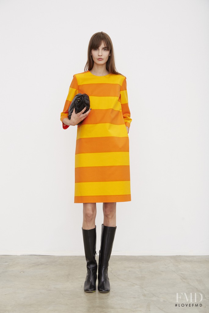 Yulia Ermakova featured in  the Marimekko fashion show for Spring/Summer 2016