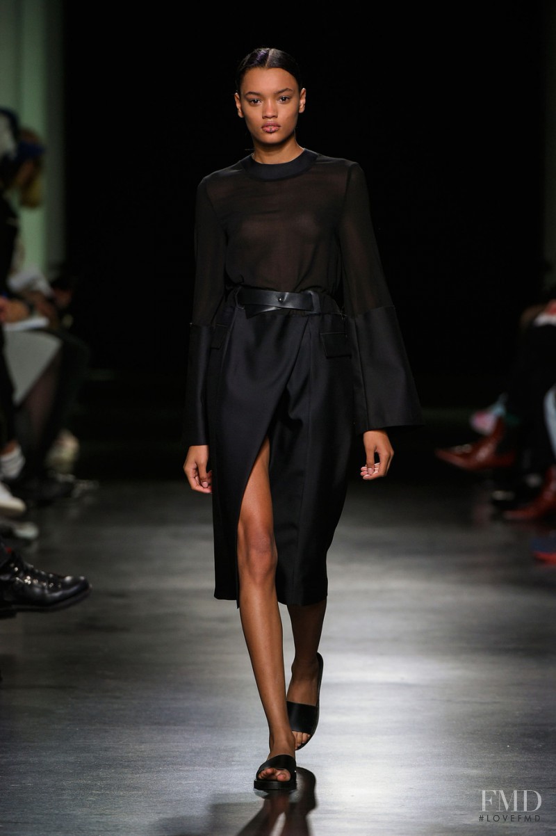 Lameka Fox featured in  the Léa Peckre fashion show for Spring/Summer 2016