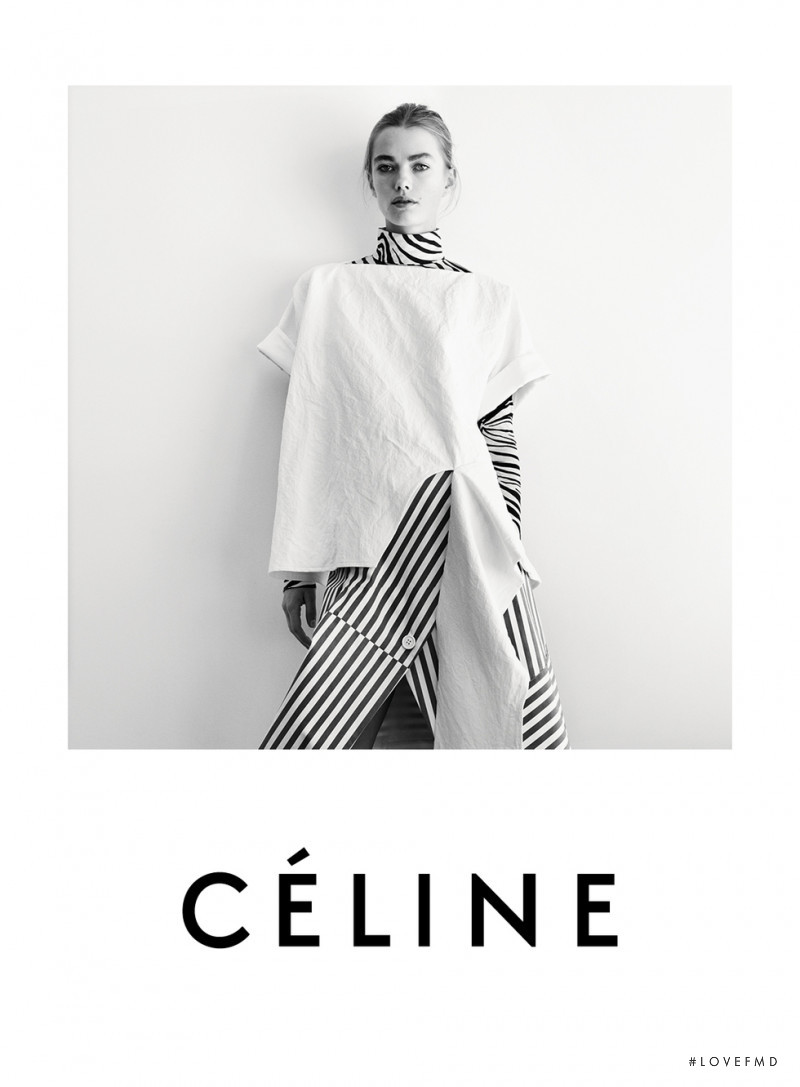 Mathilde Brandi featured in  the Celine advertisement for Resort 2016