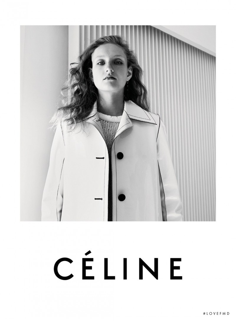 Agnes Nieske featured in  the Celine advertisement for Resort 2016