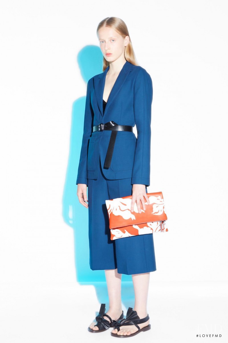 Anine Van Velzen featured in  the Cedric Charlier fashion show for Resort 2016