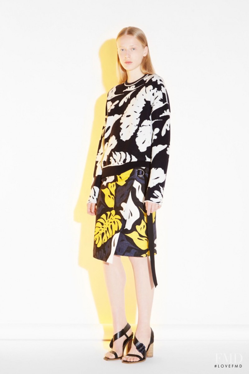 Anine Van Velzen featured in  the Cedric Charlier fashion show for Resort 2016