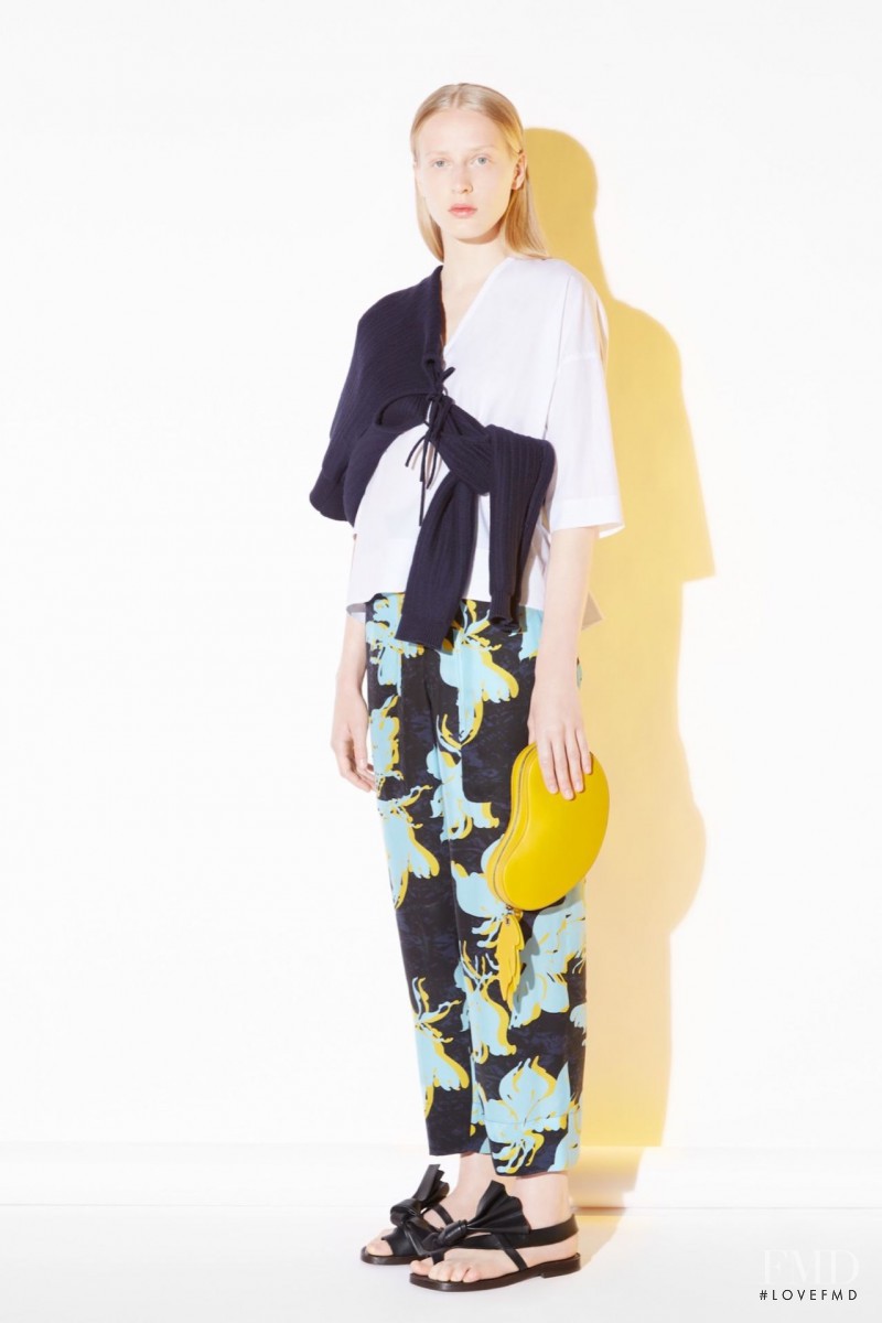 Anine Van Velzen featured in  the Cedric Charlier fashion show for Resort 2016