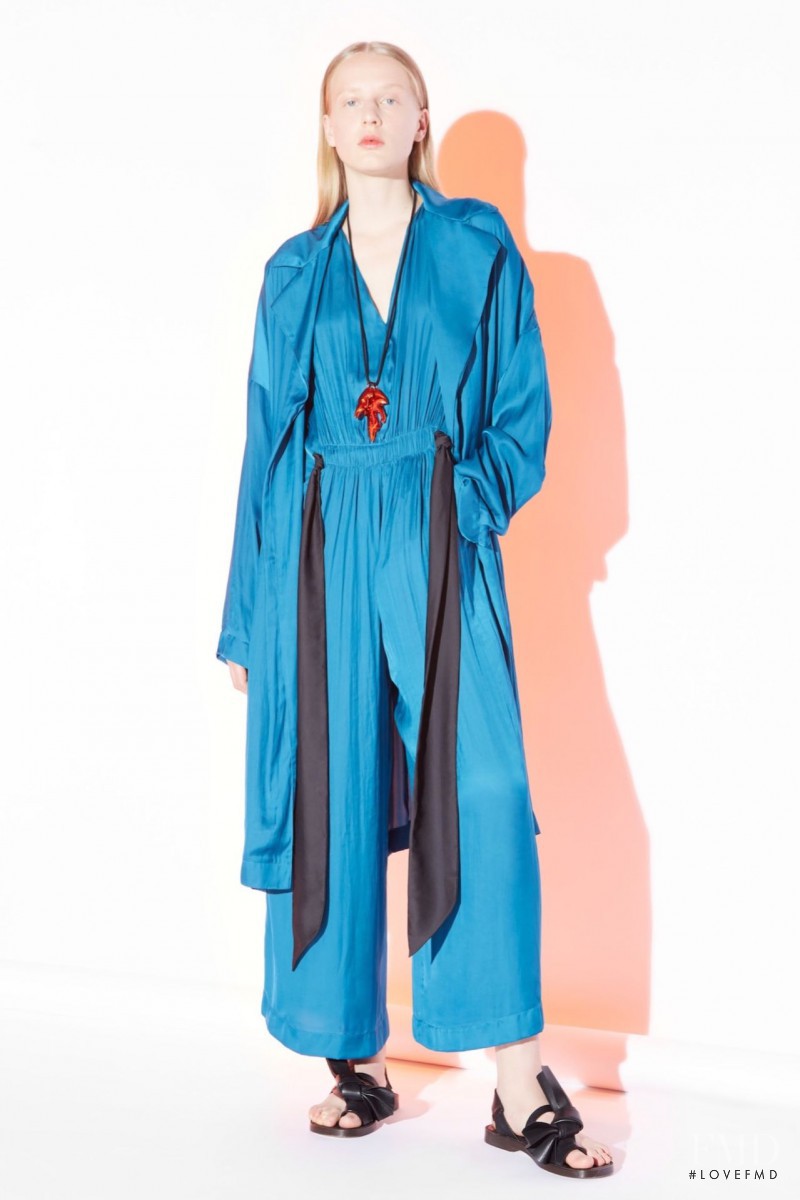 Anine Van Velzen featured in  the Cedric Charlier fashion show for Resort 2016