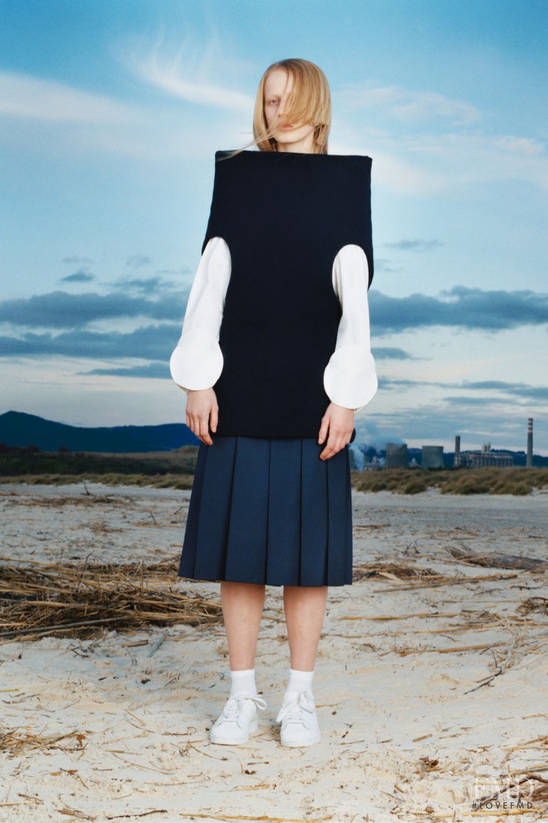 Anine Van Velzen featured in  the Jacquemus fashion show for Pre-Fall 2015