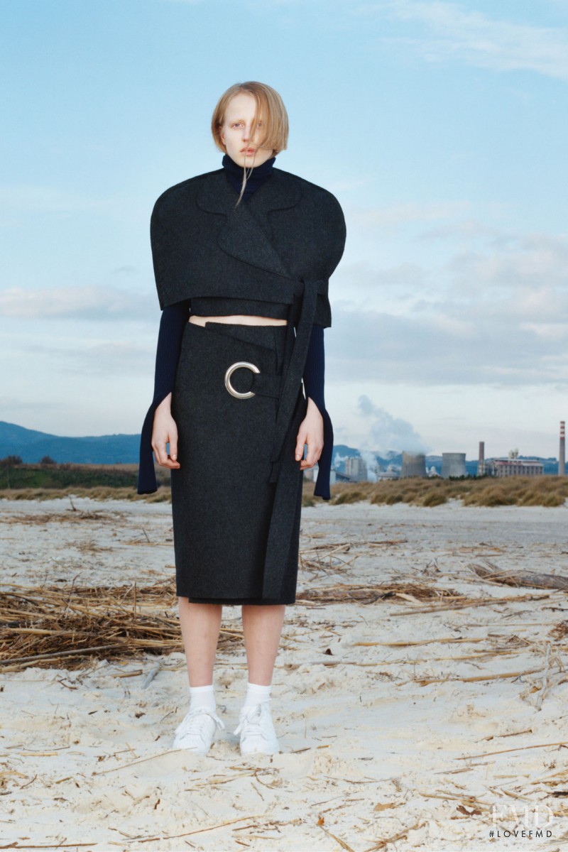 Anine Van Velzen featured in  the Jacquemus fashion show for Pre-Fall 2015