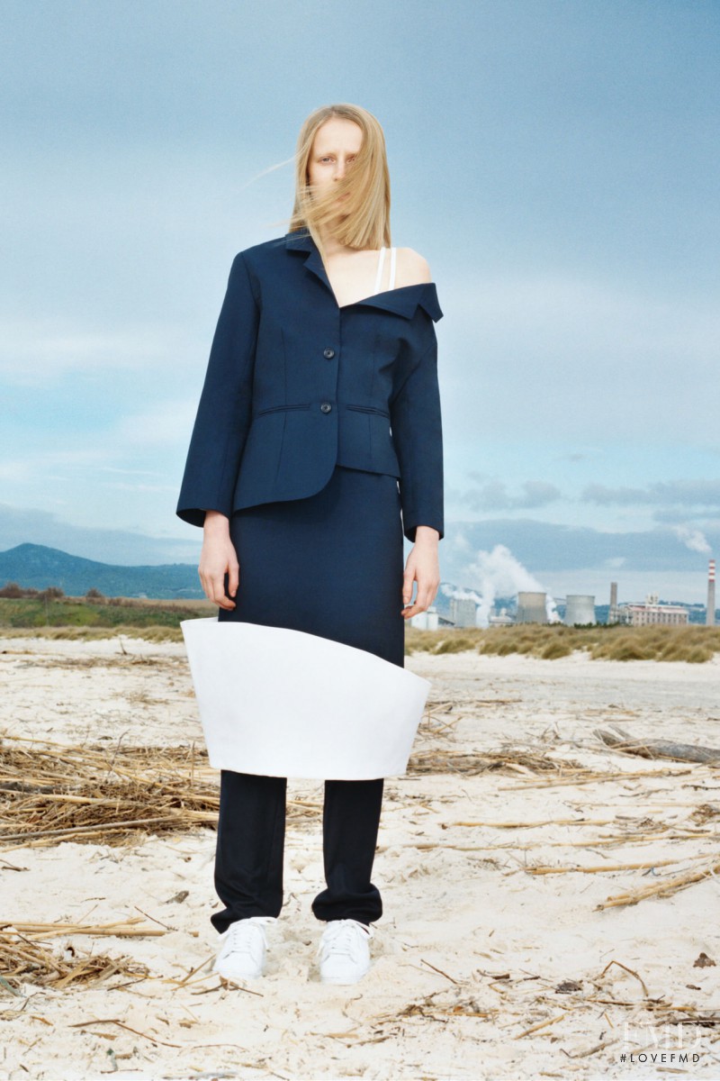 Anine Van Velzen featured in  the Jacquemus fashion show for Pre-Fall 2015