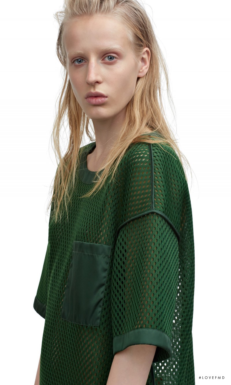 Anine Van Velzen featured in  the Acne Studios catalogue for Autumn/Winter 2014